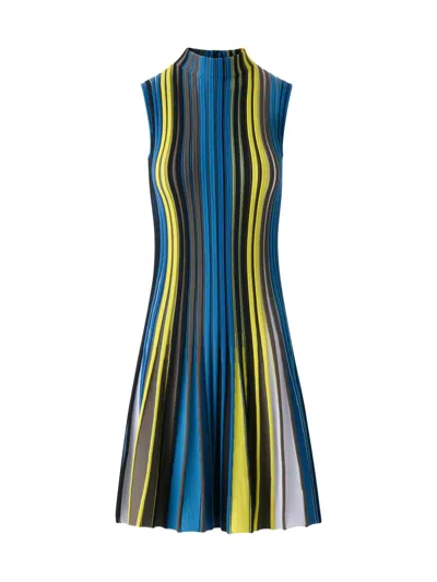 Akris Punto Women's Striped Sleeveless Knit Dress In Multi