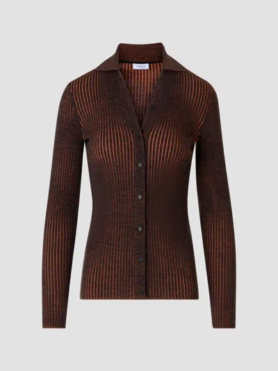 Akris Punto Women's Two-tone Wool Sweater In Multi