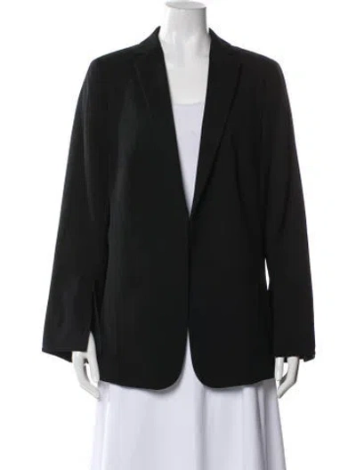 Pre-owned Akris Punto Wool Blazer In Black