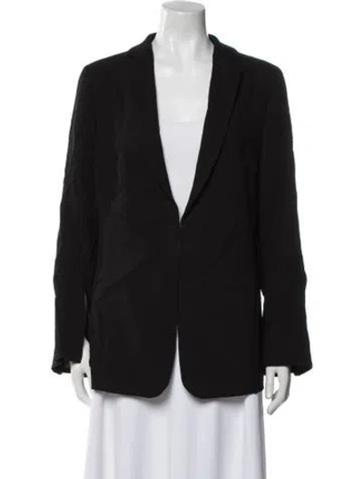 Pre-owned Akris Punto Wool Blazer In Black