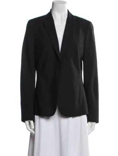 Pre-owned Akris Punto Wool Blazer In Blue