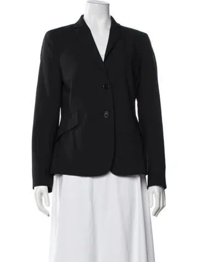 Pre-owned Akris Punto Wool Blazer In Blue