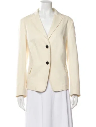 Pre-owned Akris Punto Wool Blazer In Neutral