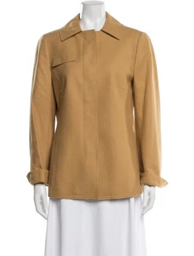 Pre-owned Akris Punto Wool Blazer In Neutral