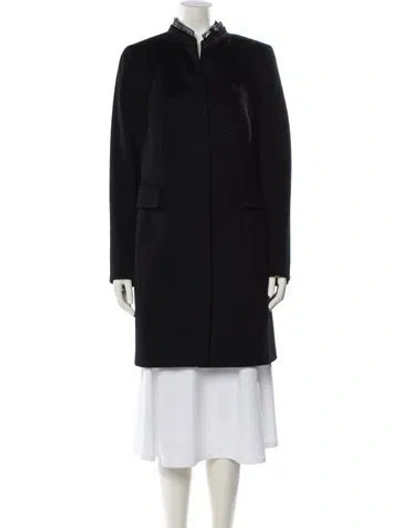 Pre-owned Akris Punto Wool Coat In Black