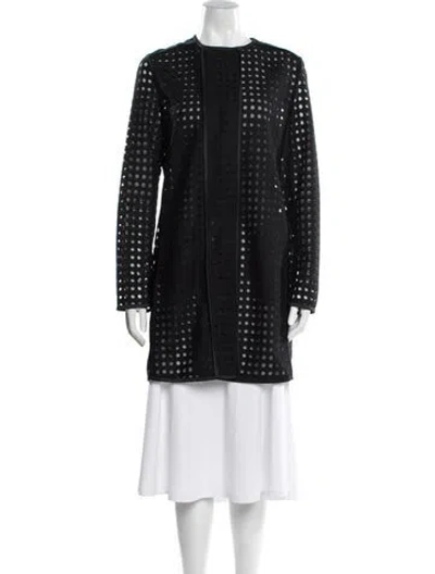 Pre-owned Akris Punto Wool Coat In Black