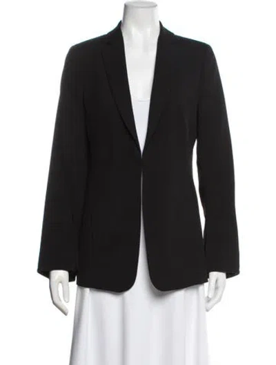 Pre-owned Akris Punto Wool Coat In Black