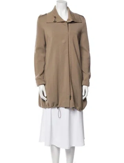 Pre-owned Akris Punto Wool Coat In Neutral