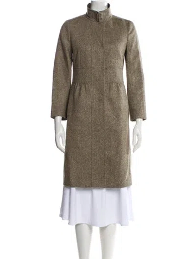 Pre-owned Akris Punto Wool Coat In Neutral