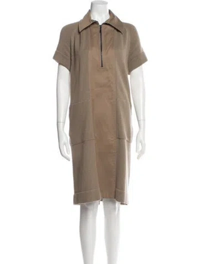 Pre-owned Akris Punto Wool Coat In Neutral