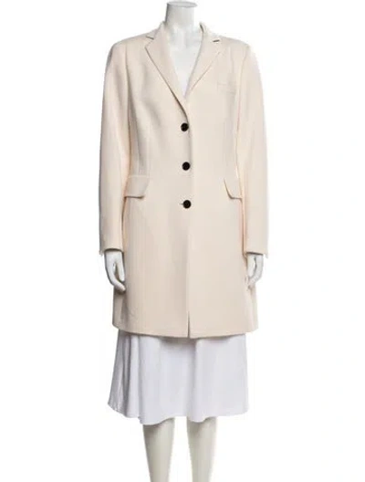 Pre-owned Akris Punto Wool Coat In Neutrals