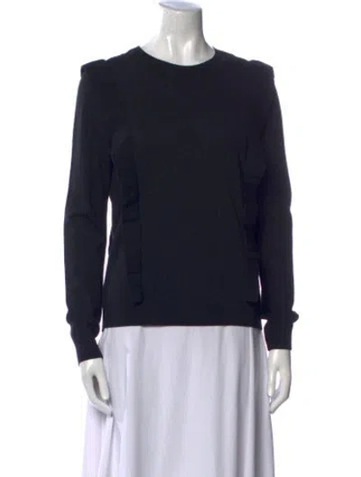 Pre-owned Akris Punto Wool Crew Neck Sweater In Multi