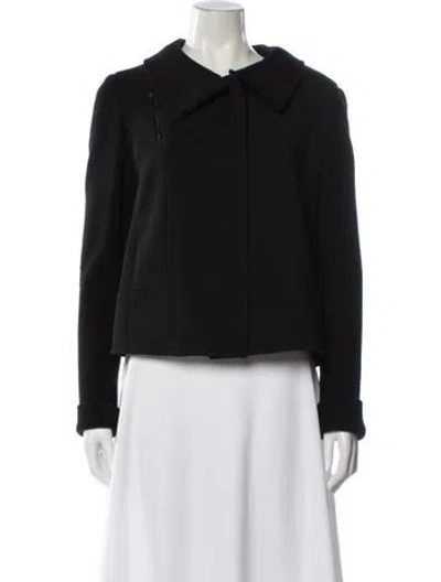 Pre-owned Akris Punto Wool Evening Jacket In Black