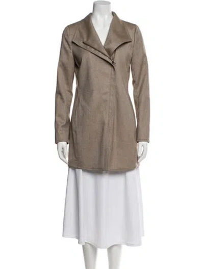 Pre-owned Akris Punto Wool Evening Jacket In Neutral