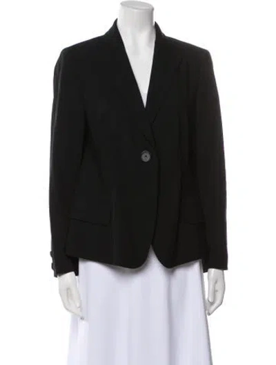 Pre-owned Akris Punto Wool Jacket In Black