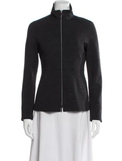 Pre-owned Akris Punto Wool Jacket In Gray