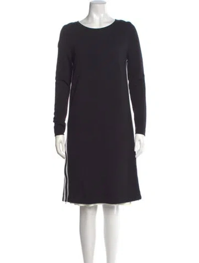 Pre-owned Akris Punto Wool Knee-length Dress In Black