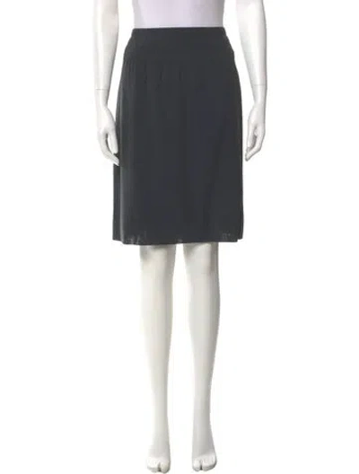 Pre-owned Akris Punto Wool Knee-length Skirt In Grey