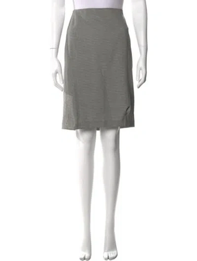 Pre-owned Akris Punto Wool Knee-length Skirt In Multi