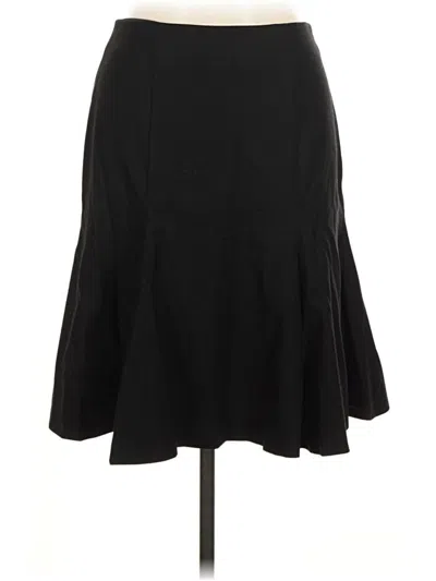 Pre-owned Akris Punto Wool Skirt In Black