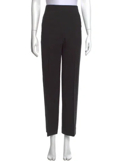 Pre-owned Akris Punto Wool Straight Leg Pants In Grey