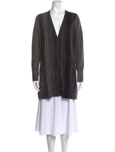 Pre-owned Akris Punto Wool V-neck Sweater