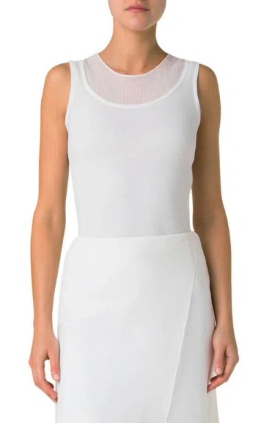 Akris Rib Shell In Ecru