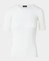 Akris Ribbed Seamless Crewneck Sweater