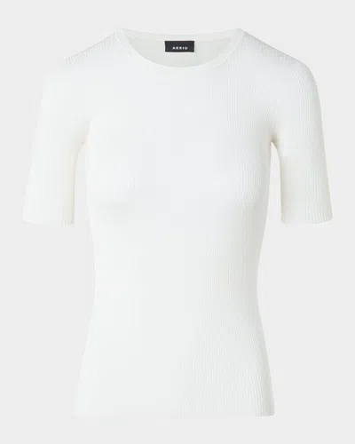 Akris Ribbed Seamless Crewneck Sweater