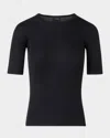 Akris Ribbed Seamless Crewneck Sweater