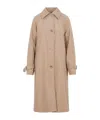 Akris Reversible Checked Wool Coat In Nude