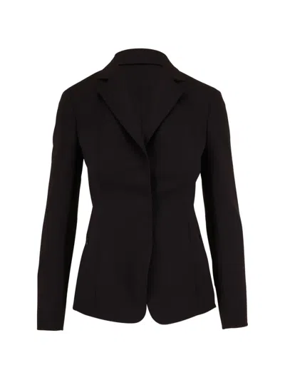 Akris Savino Notched Jacket In Black