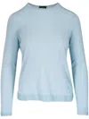 Akris Pullover Mit Rundhalsausschnitt In Blau