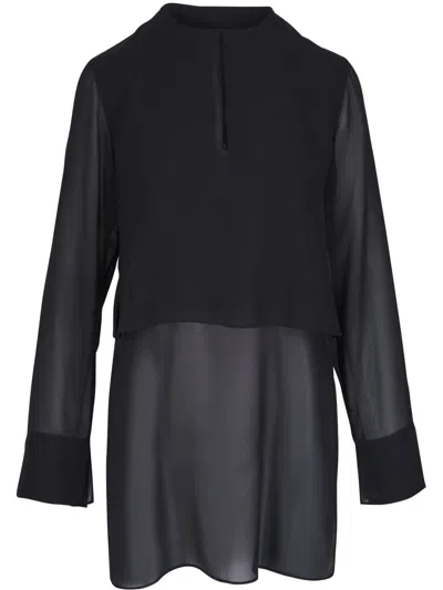 AKRIS SEMI SHEER TUNIC