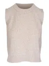 Akris Micro Sequined Knit Sleeveless Sweater