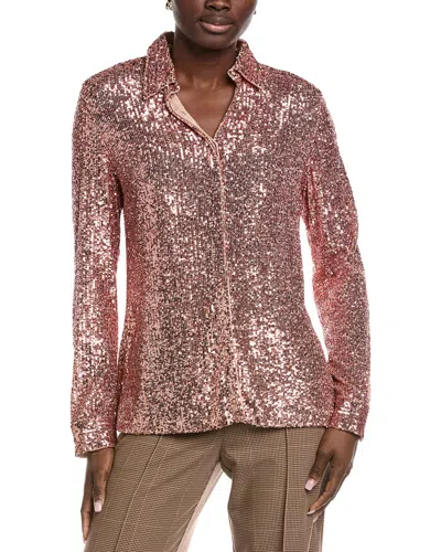 Akris Sequin Shirt In Pink