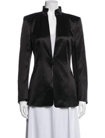 Pre-owned Akris Silk Blazer In Black