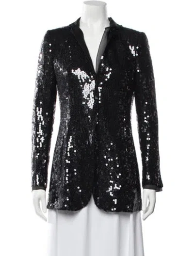 Pre-owned Akris Silk Blazer In Black