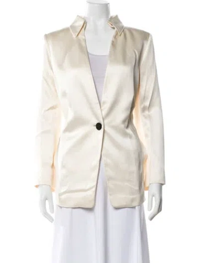 Pre-owned Akris Silk Blazer In Neutral