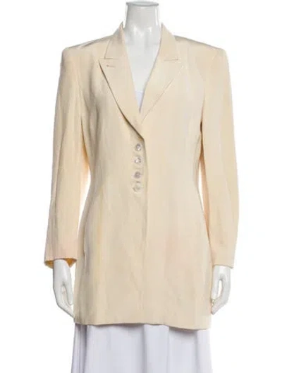 Pre-owned Akris Silk Blazer In Neutral