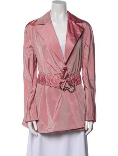 Pre-owned Akris Silk Blazer In Pink