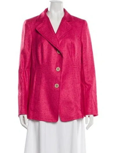 Pre-owned Akris Silk Blazer In Pink