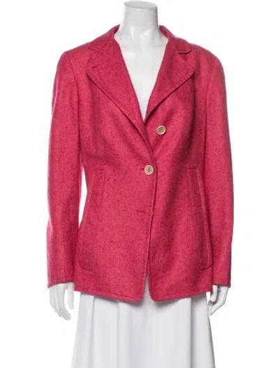 Pre-owned Akris Silk Blazer In Pink
