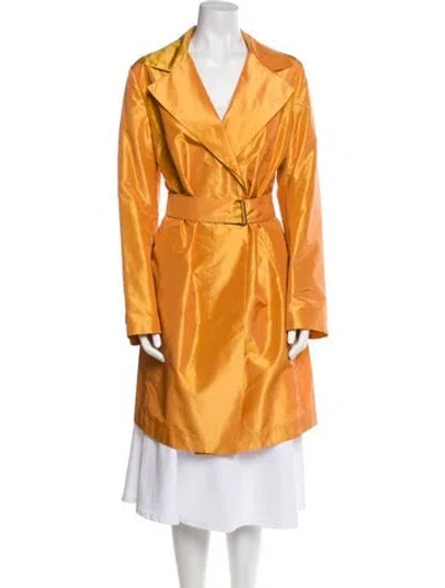 Pre-owned Akris Silk Blazer In Yellow