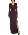 Akris Silk-blend Maxi Dress In Brown