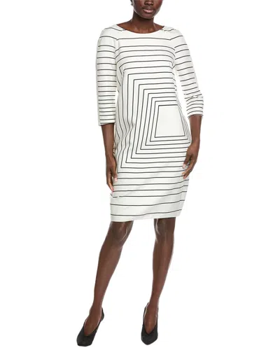 Akris Silk-blend Midi Dress In Multi