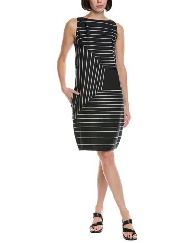 Akris Silk-blend Mini Dress In Black