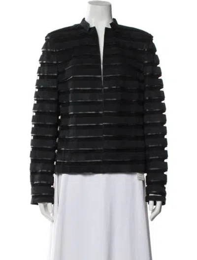 Pre-owned Akris Silk Evening Jacket In Black