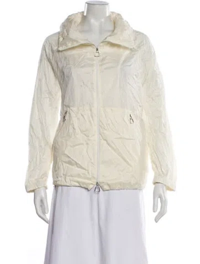 Pre-owned Akris Silk Jacket In Neutral