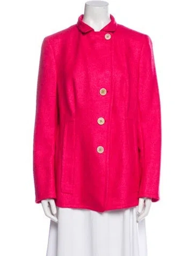 Pre-owned Akris Silk Jacket In Pink